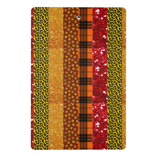 Herbst Herbst Erntedank Ernte Blätter fallen Mini Klemmbrett (Rückseite)