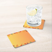 Herbst Herbst Erntedank Ernte Blätter fallen Rechteckiger Pappuntersetzer (Vor Ort)