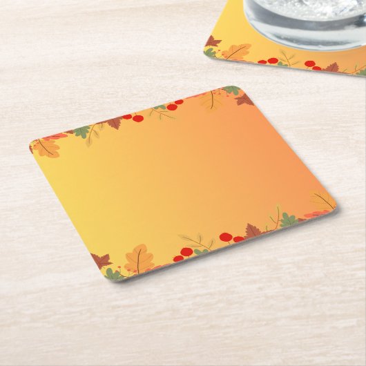 Herbst Herbst Erntedank Ernte Blätter fallen Rechteckiger Pappuntersetzer (angewinkelt)