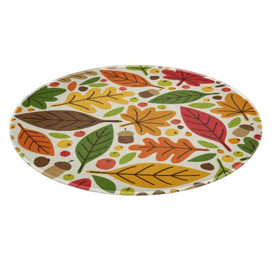 Herbst Herbst Erntedank Ernte Blätter fallen Schneidebrett (Ecke)