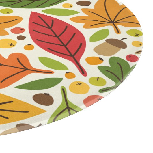 Herbst Herbst Erntedank Ernte Blätter fallen Schneidebrett (Ecke)