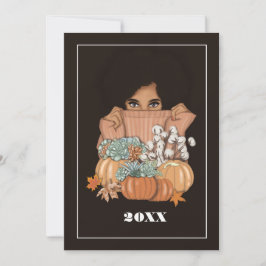 Herbst - Herbst Erntedank Gruß Feiertagskarte