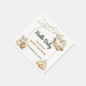 Herbst Herbst Erntedank Party Kinderdusche Serviette (Ecke)