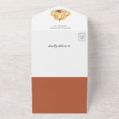 Herbst Herbst Erthy Floral Pumpkin Baby Shooting All In One Einladung (Außenbereich)