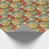 Herbst Herbst farbenfrohe Pumpkins Geschenkpapier (Ecke)