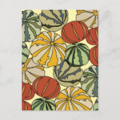 Herbst Herbst farbenfrohe Pumpkins Postkarte (Vorderseite)