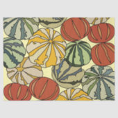 Herbst Herbst farbenfrohe Pumpkins Seidenpapier (Vorderseite)