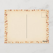 Herbst/Herbst-Farbfox - Postkarte (Rückseite)