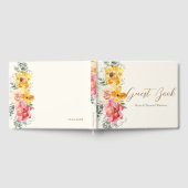 Herbst Herbst Floral Wedggbook Gästebuch (Voll)