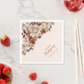 Herbst/Herbst-Freunde geben /Dank für das Abendess Serviette (Beispiel)