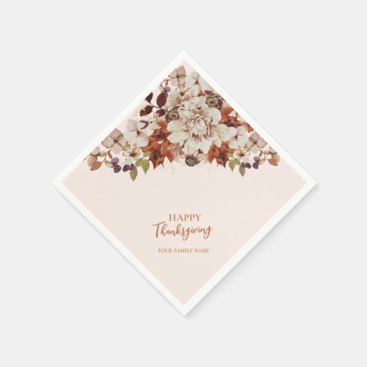 Herbst/Herbst-Freunde geben /Dank für das Abendess Serviette (Ecke)