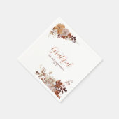 Herbst/Herbst-Freunde geben /Dank für das Abendess Serviette (Ecke)