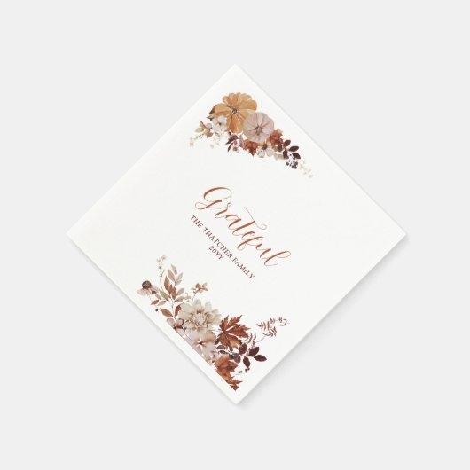 Herbst/Herbst-Freunde geben /Dank für das Abendess Serviette (Ecke)