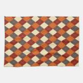 Herbst/Herbst Gingham-Muster Geschirrtuch (Horizontal)