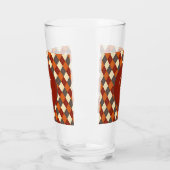 Herbst/Herbst Gingham-Muster Glas (Links)
