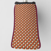 Herbst/Herbst Gingham-Muster Golf Headcover (Rotieren 90)