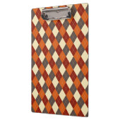 Herbst/Herbst Gingham-Muster Klemmbrett (Links)