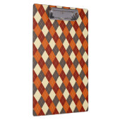 Herbst/Herbst Gingham-Muster Klemmbrett (Rechts)