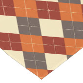 Herbst/Herbst Gingham-Muster Kurzer Tischläufer (Ecke)