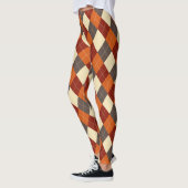 Herbst/Herbst Gingham-Muster Leggings (Links)