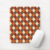 Herbst/Herbst Gingham-Muster Mousepad (Mit Mouse)