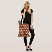 Herbst/Herbst Gingham-Muster Tasche (Am Model)