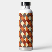 Herbst/Herbst Gingham-Muster Trinkflasche (Rechts)