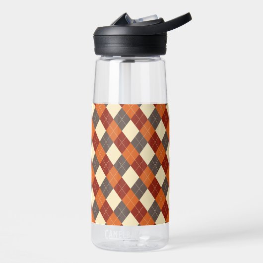 Herbst/Herbst Gingham-Muster Trinkflasche (Links)