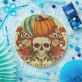 Herbst/Herbst/Halloween/Kürbis/Skelett Pappteller (Party)