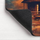 Herbst/Herbst/Halloween/rustikale Malerei Mousepad (Ecke)