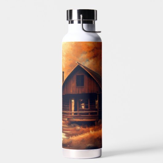 Herbst/Herbst/Halloween/rustikale Malerei Trinkflasche (Links)