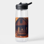 Herbst/Herbst/Halloween/rustikale Malerei Trinkflasche (Links)
