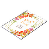 Herbst Herbst Harvest Babydusche Gästebuch Notizblock (Linke Seite)