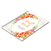 Herbst Herbst Harvest Wedding Gästebuch Notizblock (Linke Seite)