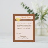 Herbst Herbst Herbst 4x5 Flat Wedding Danke Karte (Stehend Vorderseite)