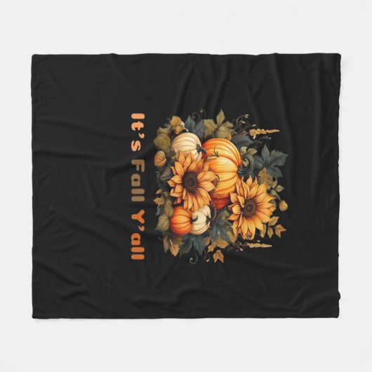 Herbst, Herbst, Herbst Fleecedecke (Vorderseite (Horizontal))