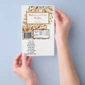 Herbst-Herbst-Herbst: Hershey-Bar Wrapper-Damast Flyer (Handgriff)