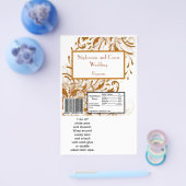 Herbst-Herbst-Herbst: Hershey-Bar Wrapper-Damast Flyer (Einzeln)