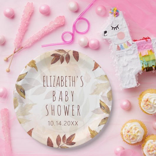 Herbst Herbst Herbst Wasserfarben Herbst Pappteller (Party)