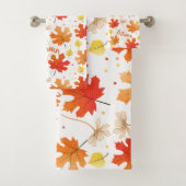 Herbst Herbst-Herbstlaube Badhandtuch Set (Insitu)