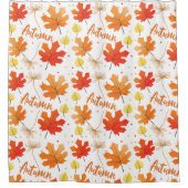 Herbst Herbst-Herbstlaube Duschvorhang (Vorderseite)
