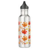 Herbst Herbst-Herbstlaube Edelstahlflasche (Links)
