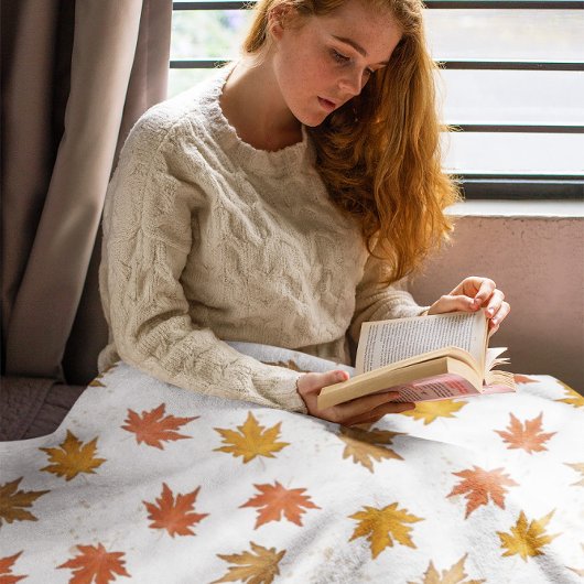 Herbst Herbst Herbstlaube Einfache Vegetation Fleecedecke