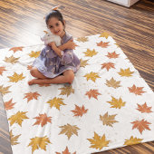 Herbst Herbst Herbstlaube Einfache Vegetation Fleecedecke