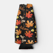 Herbst Herbst-Herbstlaube Flaschenkühler (Rückseite)