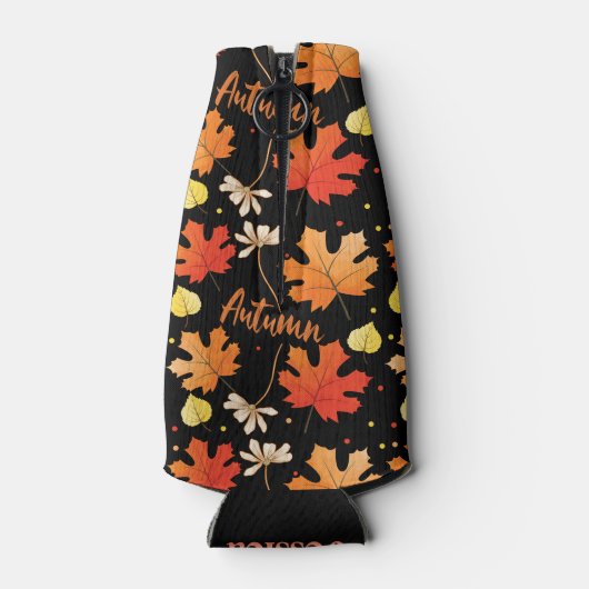 Herbst Herbst-Herbstlaube Flaschenkühler (Rückseite)