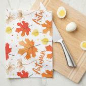 Herbst Herbst-Herbstlaube Geschirrtuch (Viertel Falte)