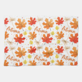 Herbst Herbst-Herbstlaube Geschirrtuch (Horizontal)