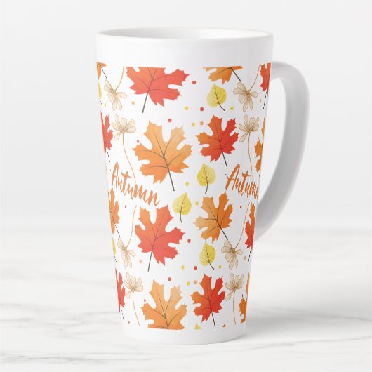 Herbst Herbst-Herbstlaube Milchtasse (Rechte Ecke)