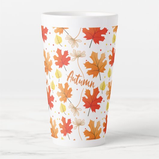 Herbst Herbst-Herbstlaube Milchtasse (Vorderseite)